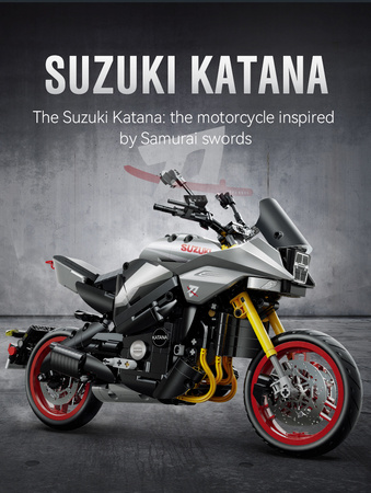 Klocki konstrukcyjne CaDA Motor Suzuki Katana Motocykl Pojazd 1104 elementy C59021W
