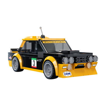 Klocki konstrukcyjne CaDA wyścigówka Samochód wyścigowy Fiat 131 Abarth Auto sportowe 254 elementy