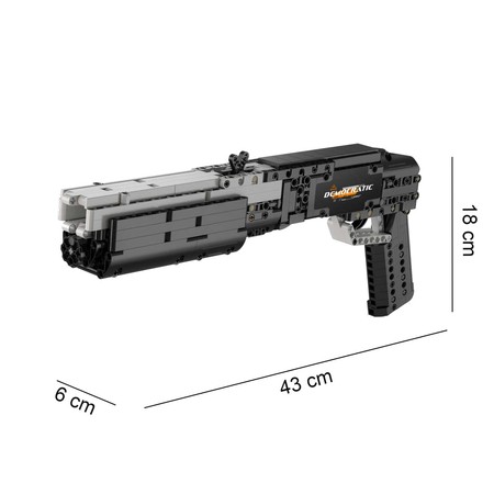 Cada C81052W klocki konstrukcyjne broń pistolet Shotgun 2w1 880 elementów