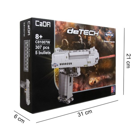 Cada Klocki Desert Falcon broń pistolet 5 naboi C81007W