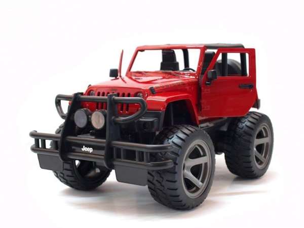 Double Eagle E716-003 Zdalnie sterowany pojazd Jeep Wrangler czerwony RC