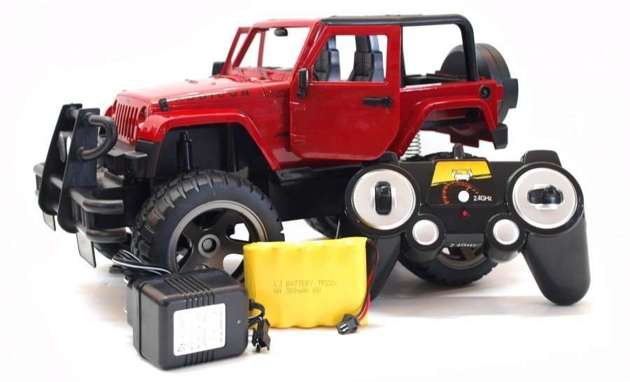 Double Eagle E716-003 Zdalnie sterowany pojazd Jeep Wrangler czerwony RC