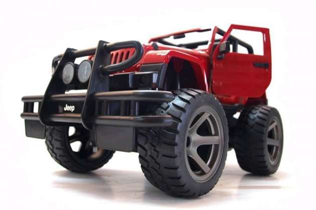 Double Eagle E716-003 Zdalnie sterowany pojazd Jeep Wrangler czerwony RC