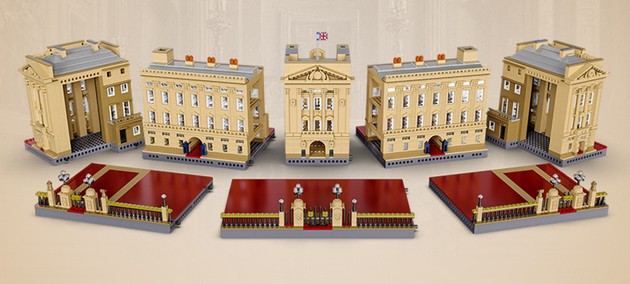 Klocki CaDA Master Pałac Buckingham 83 cm Buckingham Palace 5604 elementy