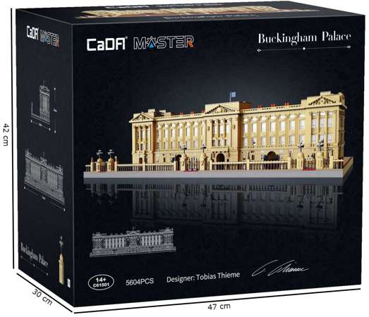 Klocki CaDA Master Pałac Buckingham 83 cm Buckingham Palace 5604 elementy