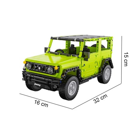 Klocki Konstrukcyjne CaDA Samochód 32 cm terenowy Suzuki Jimny zdalnie sterowany RC 579 elementów