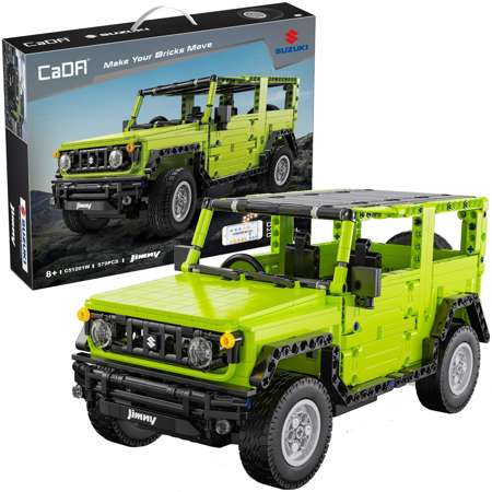 Klocki Konstrukcyjne CaDA Samochód 32 cm terenowy Suzuki Jimny zdalnie sterowany RC 579 elementów