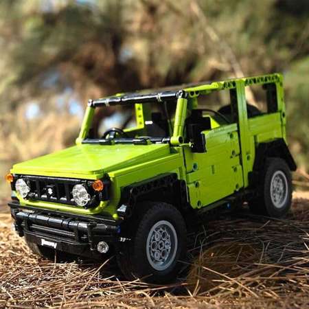 Klocki Konstrukcyjne CaDA Samochód 32 cm terenowy Suzuki Jimny zdalnie sterowany RC 579 elementów