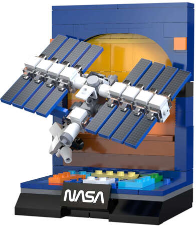 Klocki Konstrukcyjne Cada NASA wystawa satelita Intenational Space Station 188 elementów