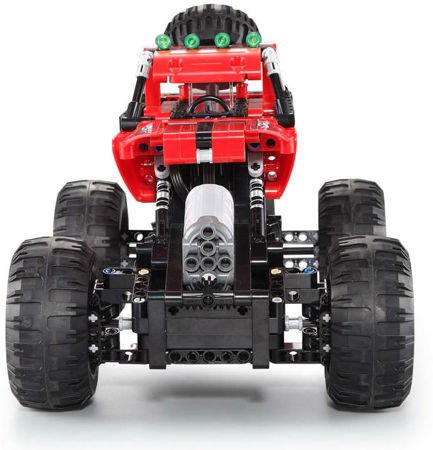 Klocki Konstrukcyjne Cada deTECH Double Eagle Zdalnie Sterowany Samochód terenowy Czerwone Auto Crawler RC 489 elementów