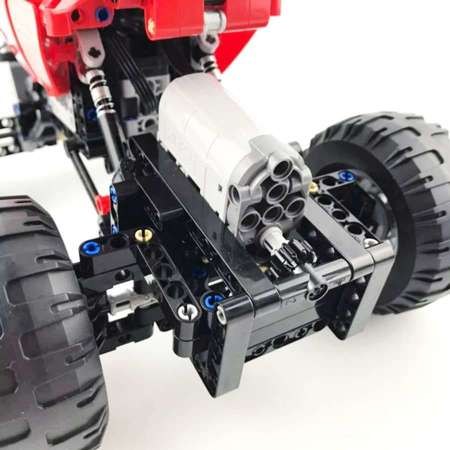 Klocki Konstrukcyjne Cada deTECH Double Eagle Zdalnie Sterowany Samochód terenowy Czerwone Auto Crawler RC 489 elementów