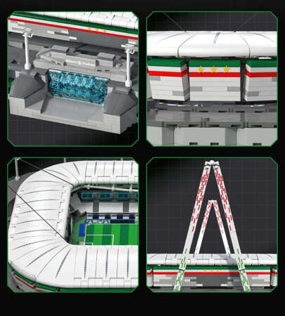 Klocki konstrukcyjne CaDA Allianz Stadium 3638 elementów C66021W