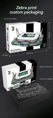 Klocki konstrukcyjne CaDA Allianz Stadium 3638 elementów C66021W