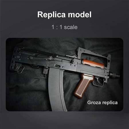 Klocki konstrukcyjne CaDA Karabin maszynowy Groza Rifle Pistolet Broń + naboje 1504 elementy