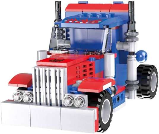 Klocki konstrukcyjne CaDA Optimus Robot Ciężarówka 2w1 Pull-back 251 elementów