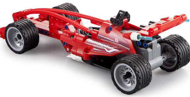 Klocki konstrukcyjne CaDA Samochód sportowy 23 cm Auto Wyścigówka Formula Racing 144 elementy