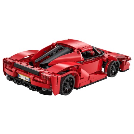 Klocki konstrukcyjne CaDA Samochód zdalnie sterowany Auto sportowe czerwone 32 cm Red Blade Sport Car Pojazd 405 elementów RC Dual Mode